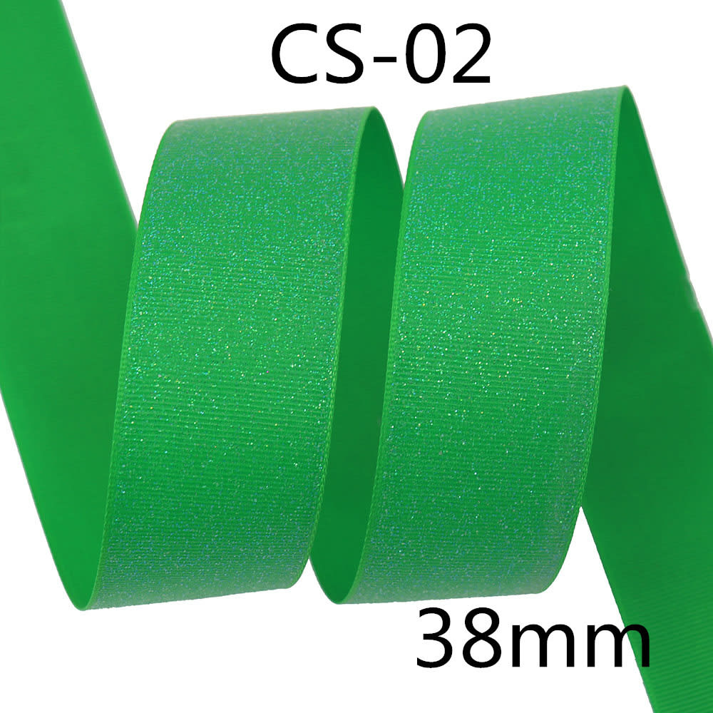 Sprinkle Colorful Glittering Powder Scene Decoration Gift Packaging Ribbed Band Silk Ribbon Webbing view 21