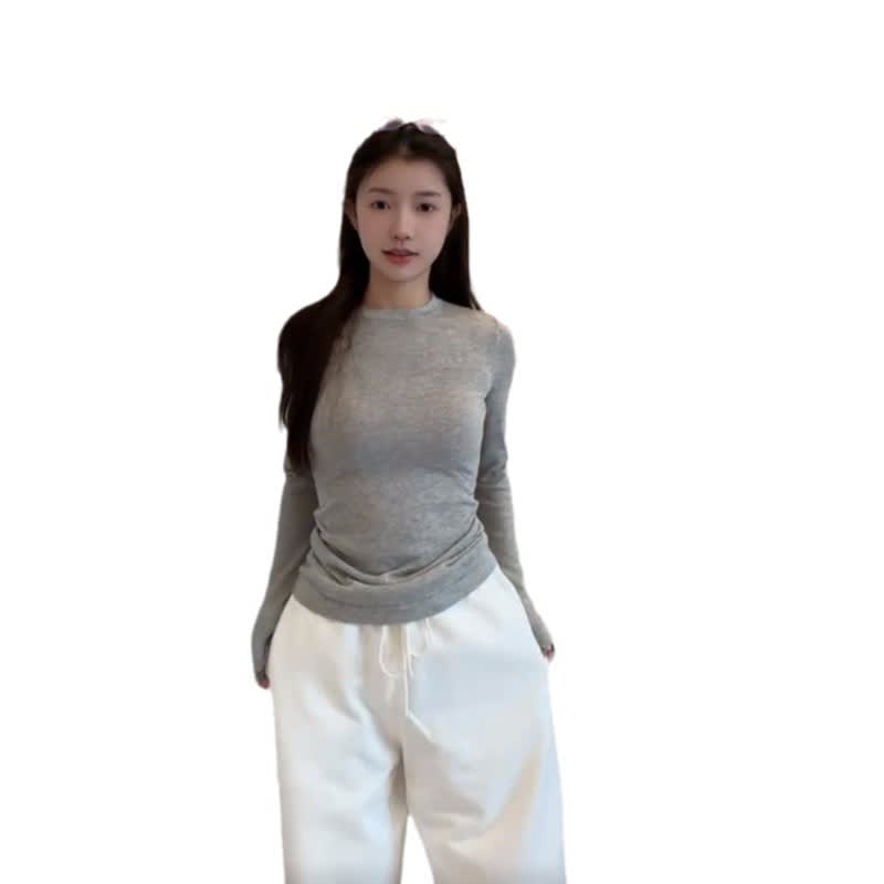 Shoulder Modal Stretch Tight Sports Long Sleeve view 6