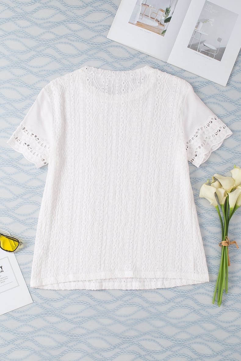 Women's Fashion Summer Solid Color Round Neck Short Sleeves T-shirt view 18