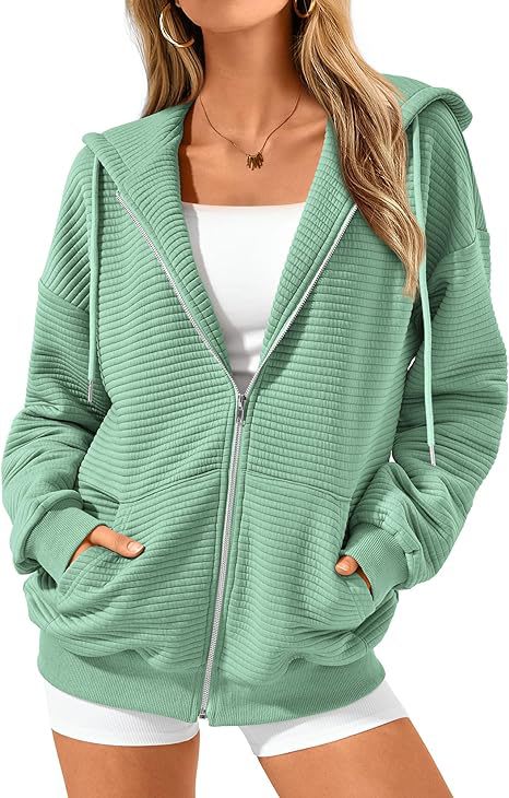 Women's Long-sleeved Sports Fashion Zipper Hooded Sweatshirt Top view 6