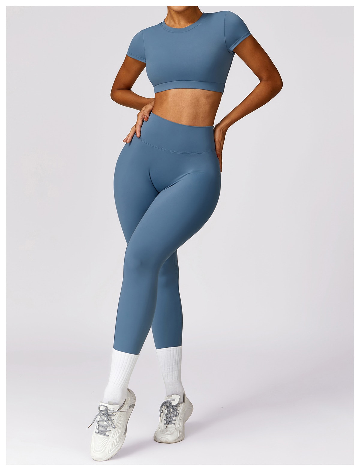 Women's Brushed Back Skinny Running Sports Outerwear Quick-drying Workout Clothes Suit view 5