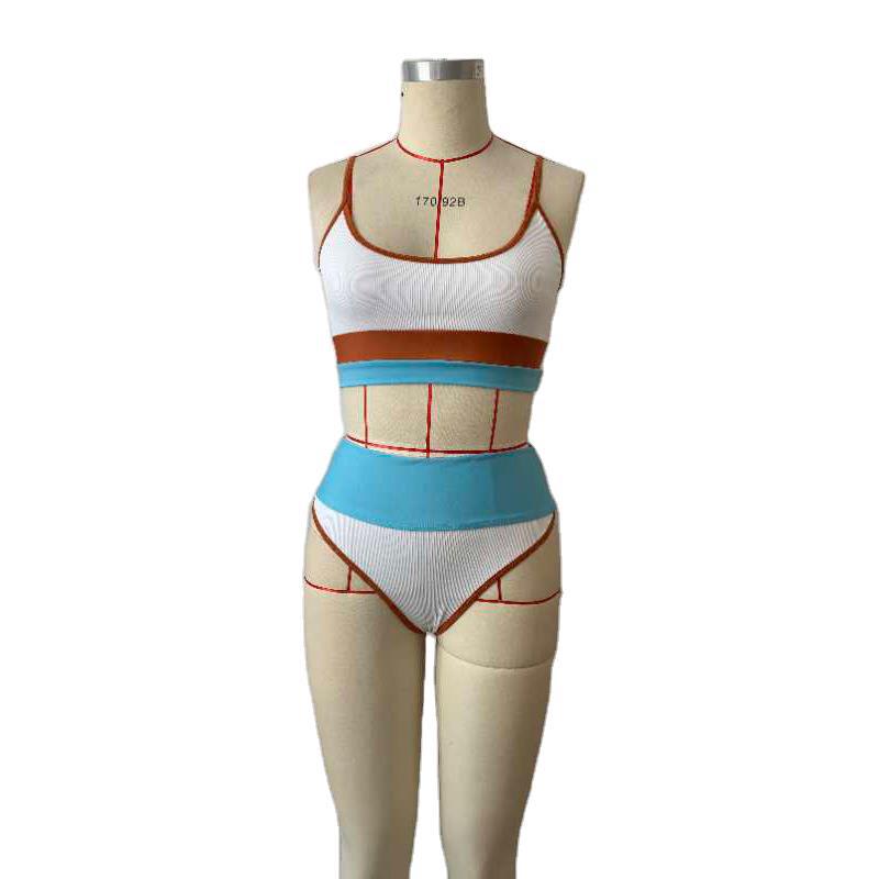 Women's Solid Color Quick-drying Swimwear view 4