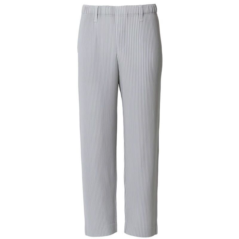 Draping Effect Straight Loose Wide Leg Casual Trousers view 8