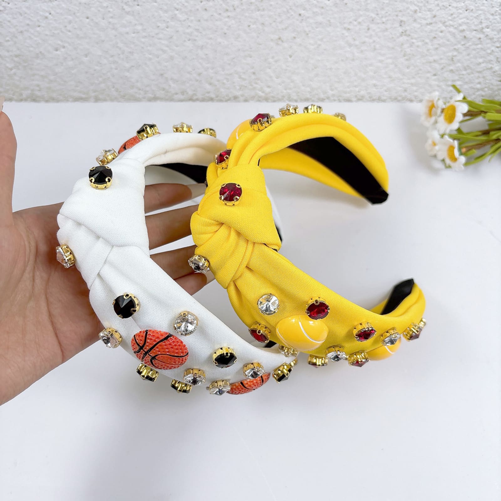 Fashion Simple Rhinestone Headband For Women view 13