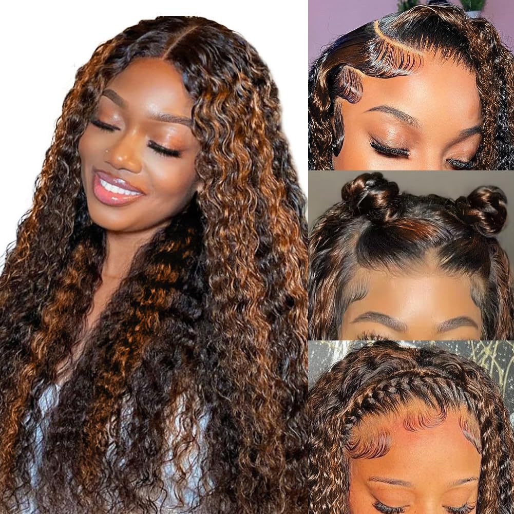 European And American Ladies Front Lace Synthetic Wigs view 15