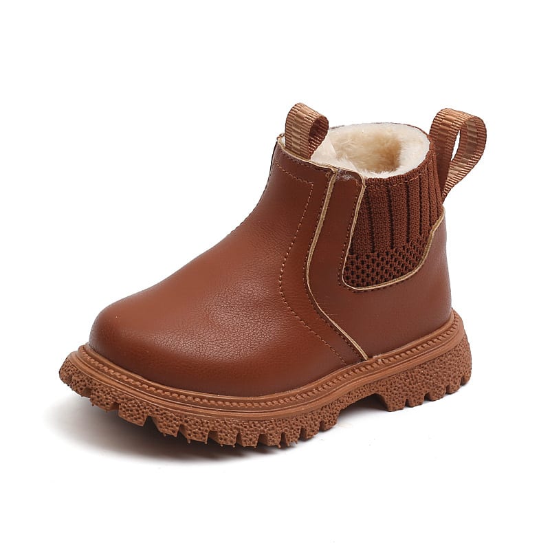 Winter Fleece-lined Children's Fashion British Booties view 7