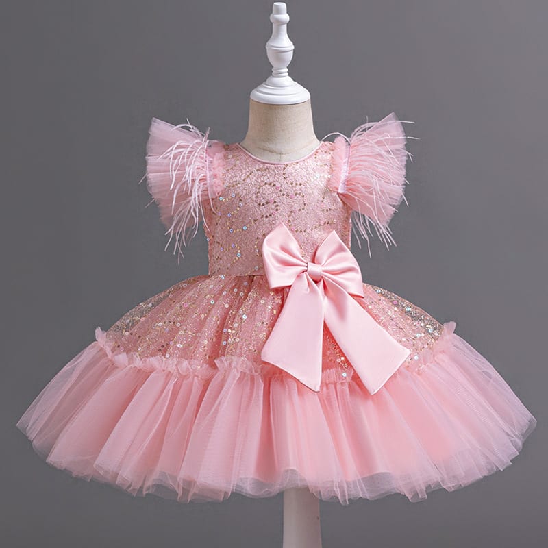 Flower Children's Clothing Children's Wedding Dress Tulle Skirt Summer view 2