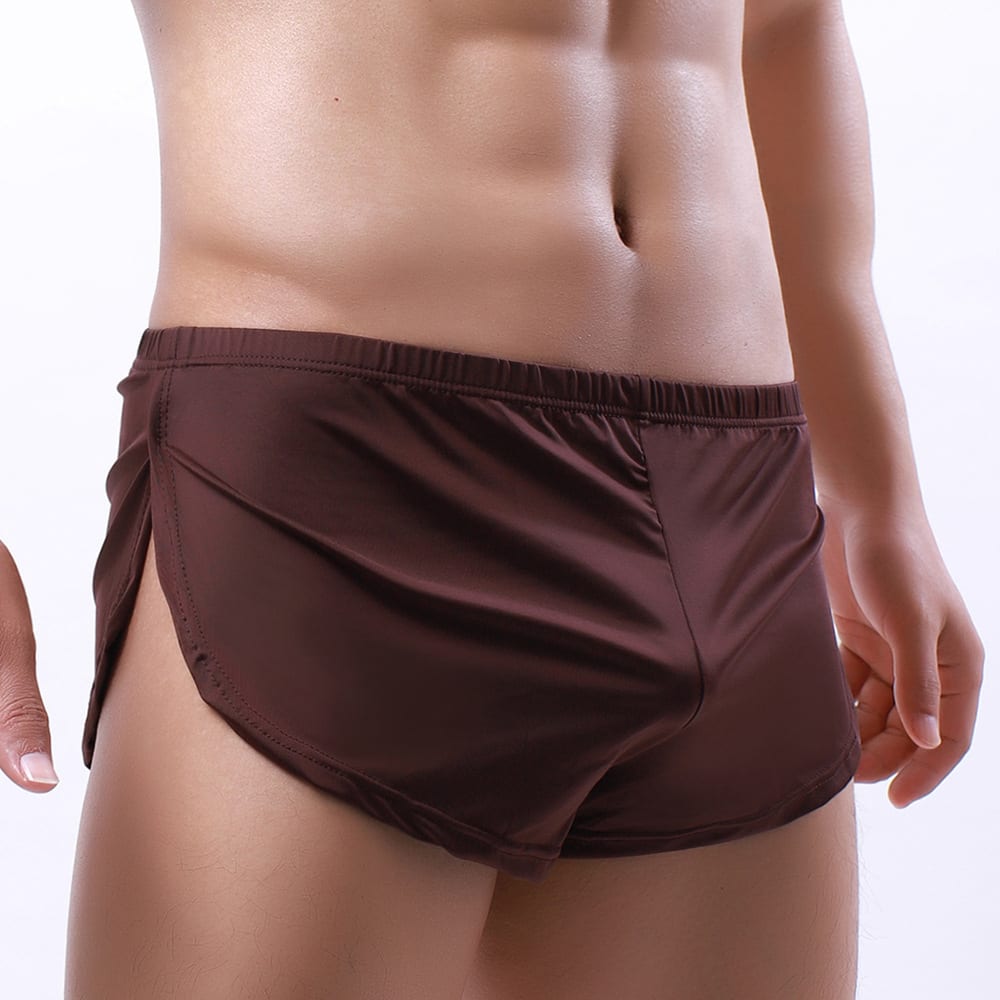 Men's Underwear Silky Round Edge Sports Underwear Home Shorts view 10