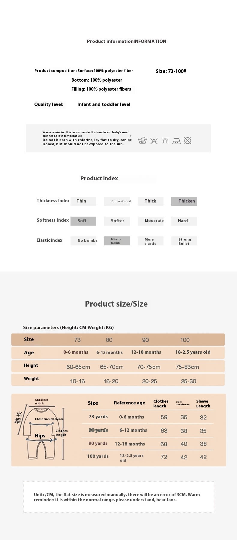 Newborn Cotton For Men And Women, Baby Climbing Clothes view 27