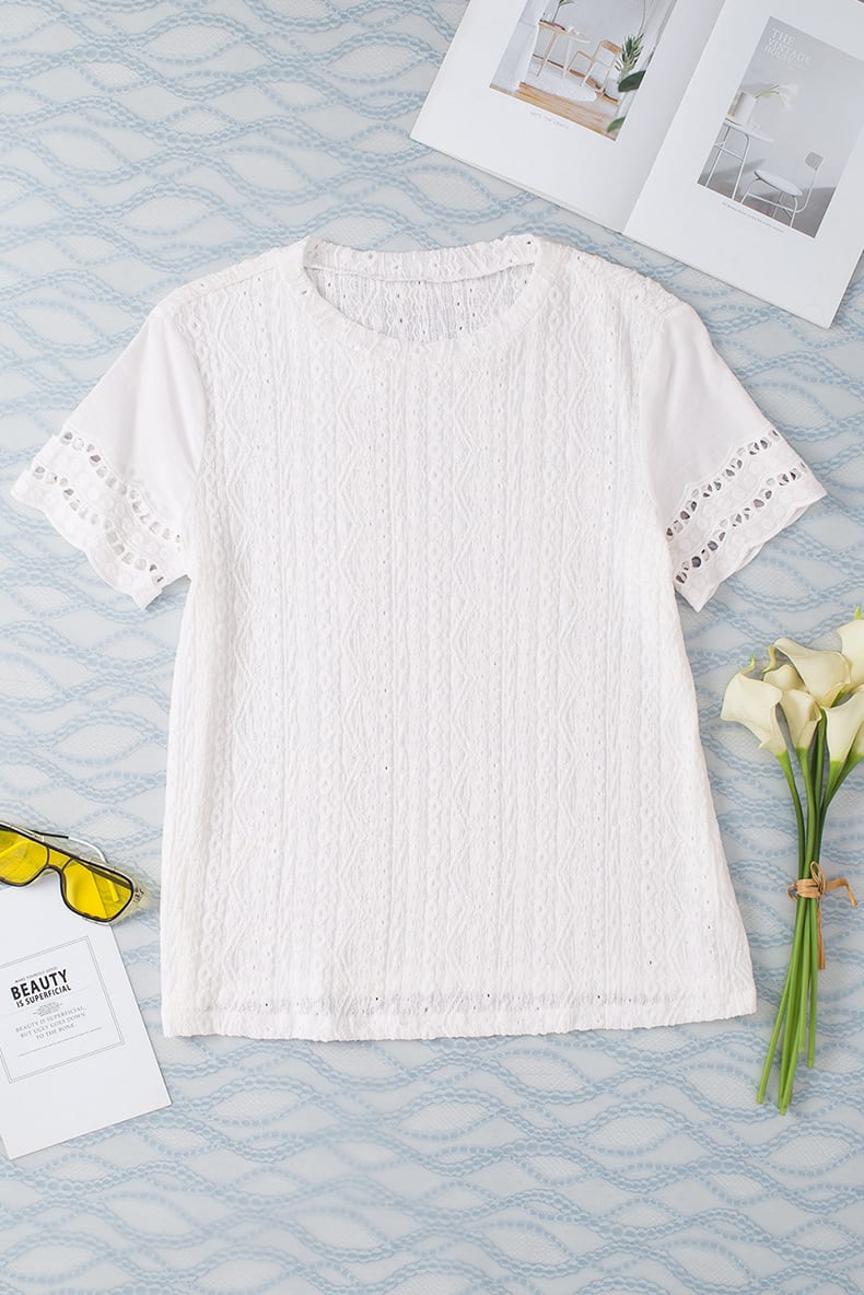 Women's Fashion Summer Solid Color Round Neck Short Sleeves T-shirt view 16