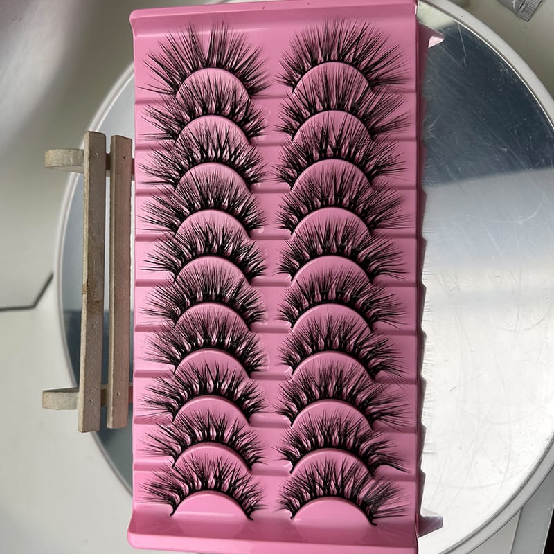 10 Pairs Of False Eyelashes With Natural And Thick Curl view 13