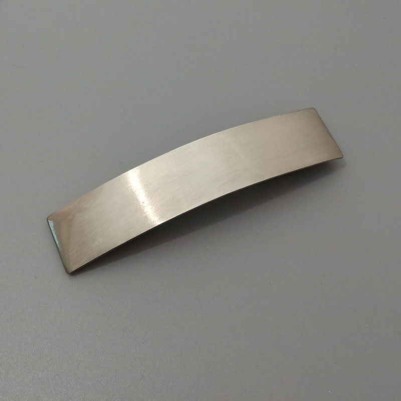 Brushed Metal Barrettes European American Simple Versatile Temperament Ins Fashion Normcore Style Ponytail Clip view 11