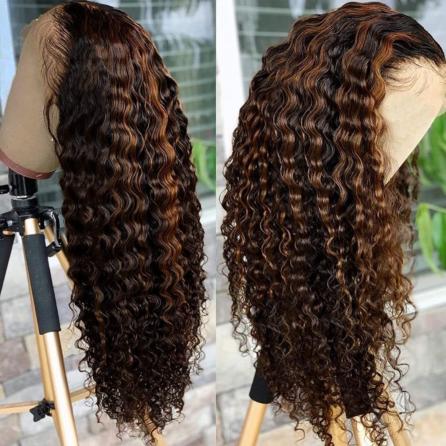 European And American Ladies Front Lace Synthetic Wigs view 8