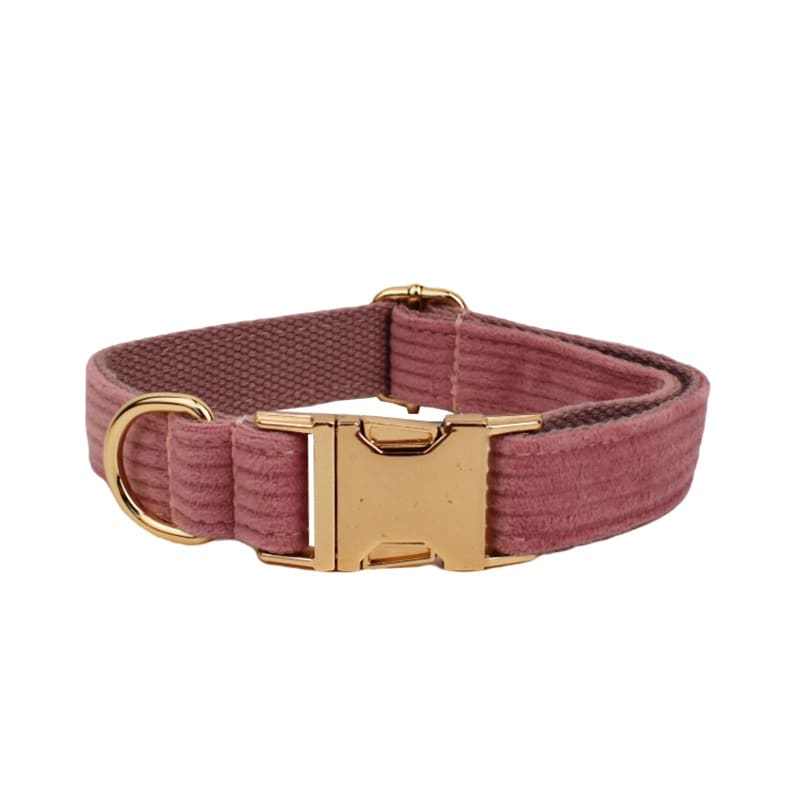 Corduroy Pet Collar Traction Rope view 10