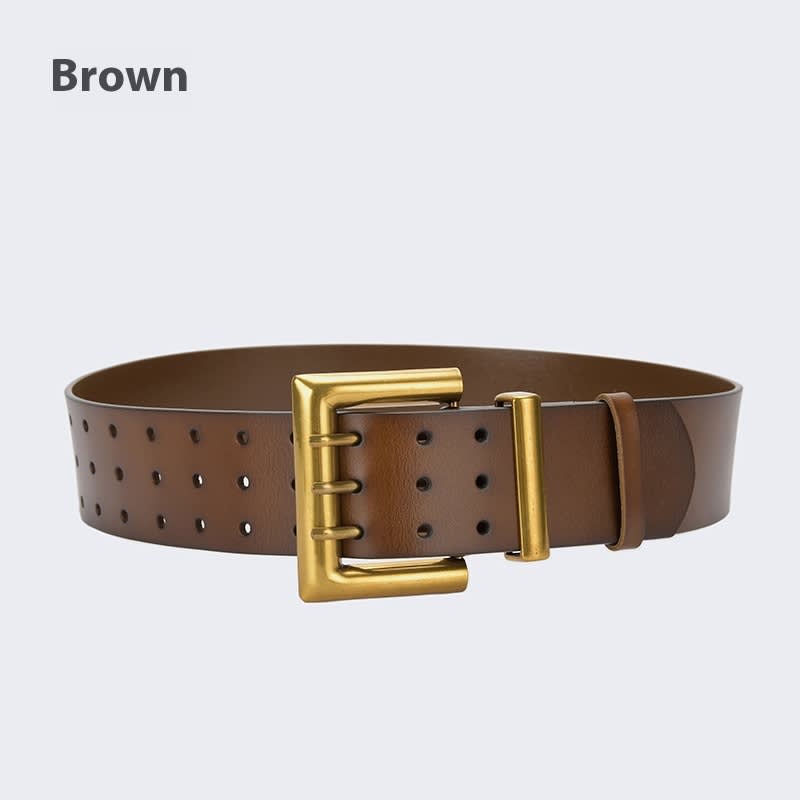 Three Button Waist Belt With Personalized Decorative Needle Buckle view 11