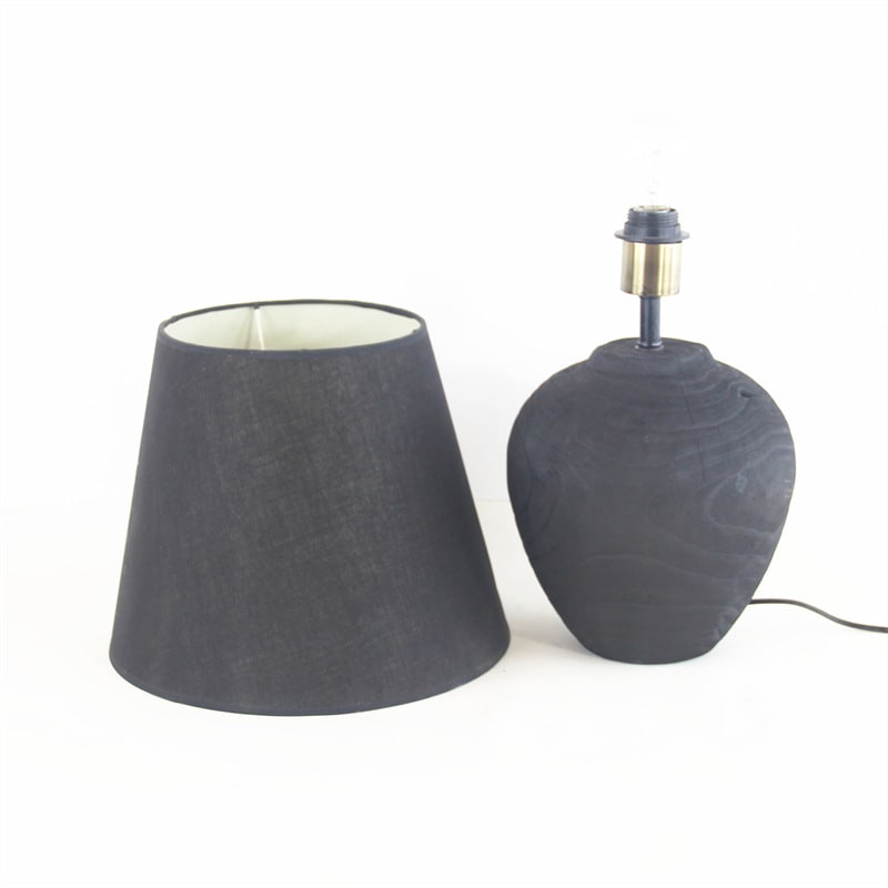 Handmade Wooden Silent Style Table Lamp Home Homestay Hotel Atmosphere Decoration Craft Ornaments view 7