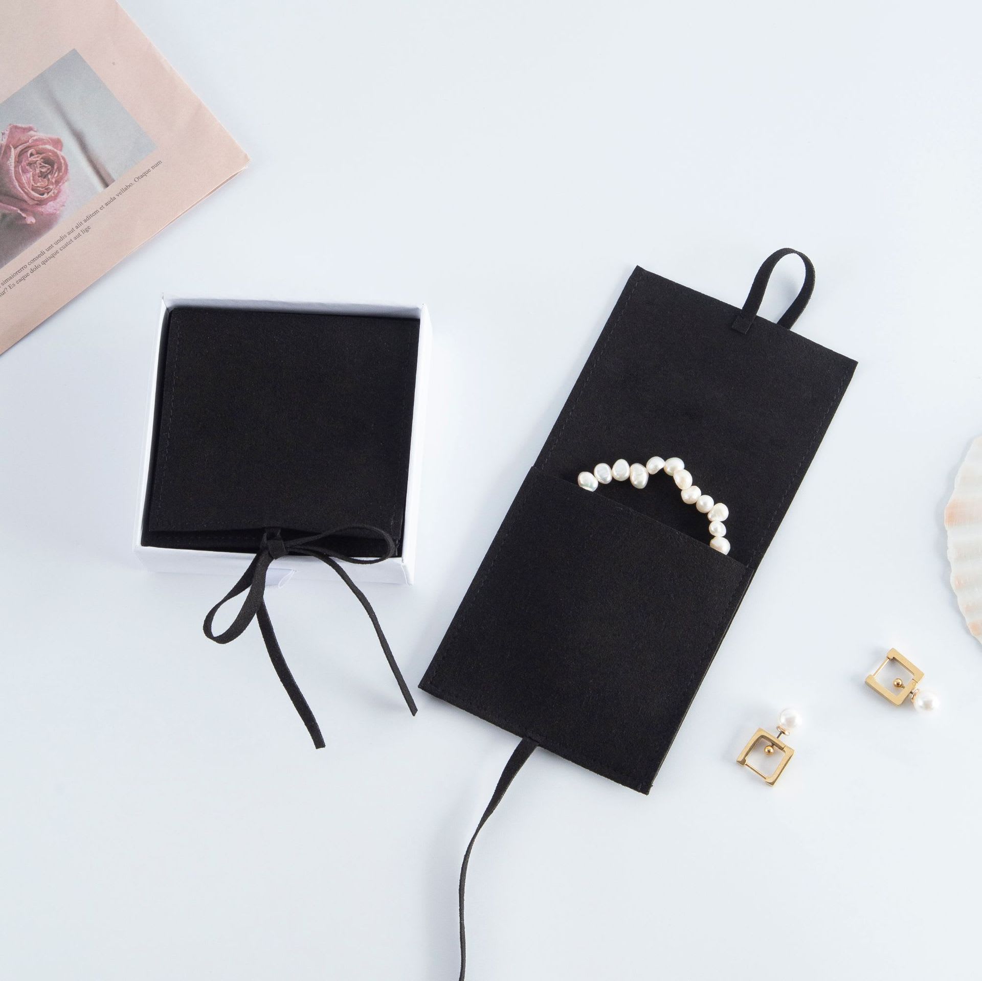 Jewelry Necklace Flannel Bag Watch Packaging view 4