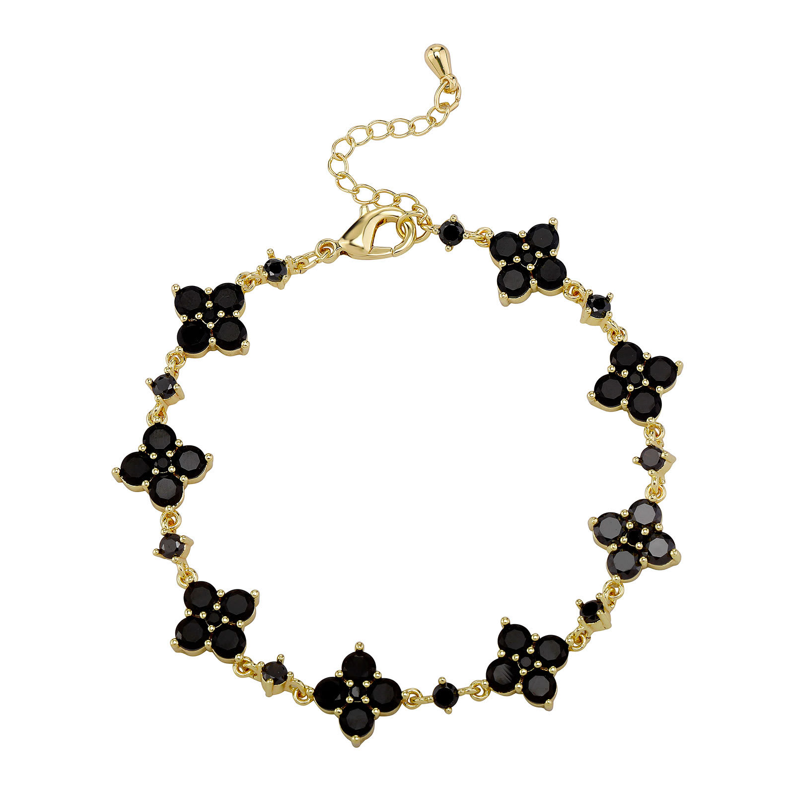 Flower Rhinestone Bracelet Light Luxury Sparking Zirconium High-grade Niche Bracelet Hand Jewelry view 10