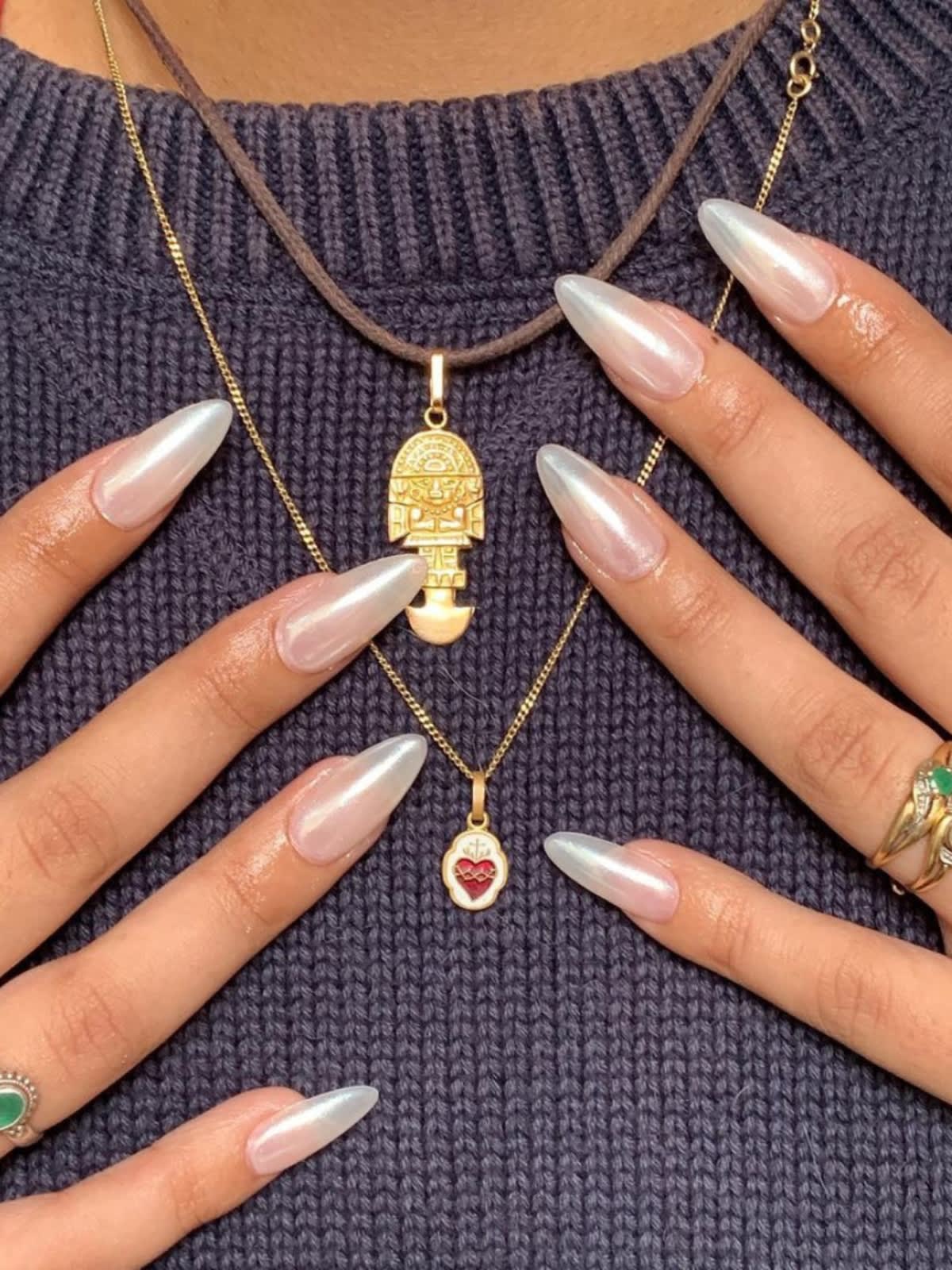 Advanced Almond French Finished Manicure view 4