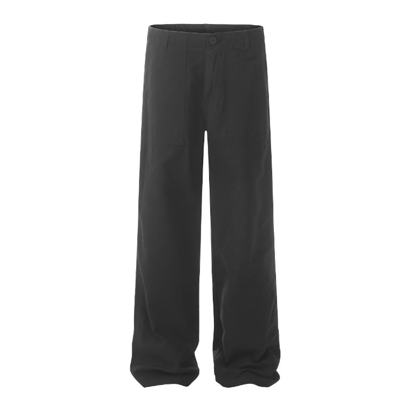 Casual Straight-leg Loose American High Street Men's Trousers view 6