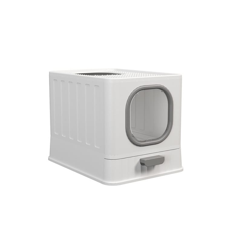 Fully Enclosed Litter Box Large Plastic Folding Deodorant Anti-splash Cat Toilet Cat Cleaning Supplies Wholesale