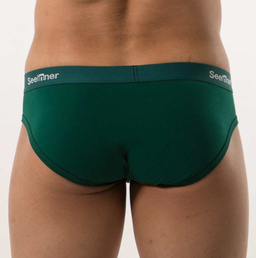 Men's Cotton Stretch Low Waist Sports Briefs view 11