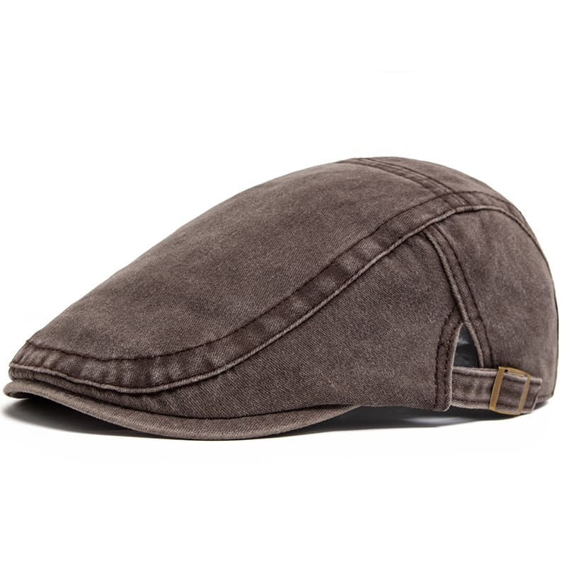 Retro Washed Denim Hat Cowboy Beret Fashion Casual Baseball Cap view 7