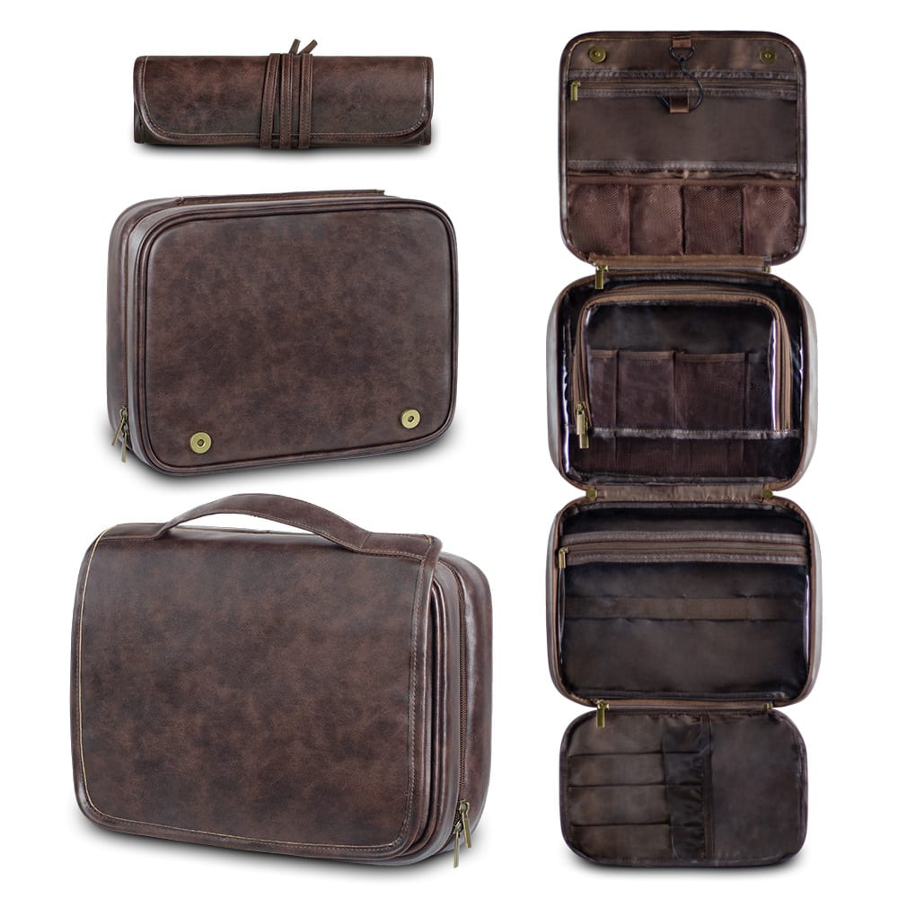 Men's Business Pu Wash Large Capacity High Sense Storage Bag view 2