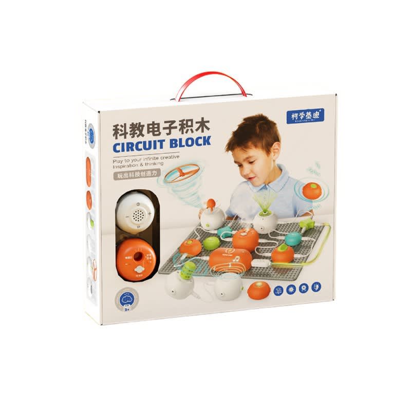 Science Experiment Electronic Bricks Circuit Assembling Children's Toys Suit view 9