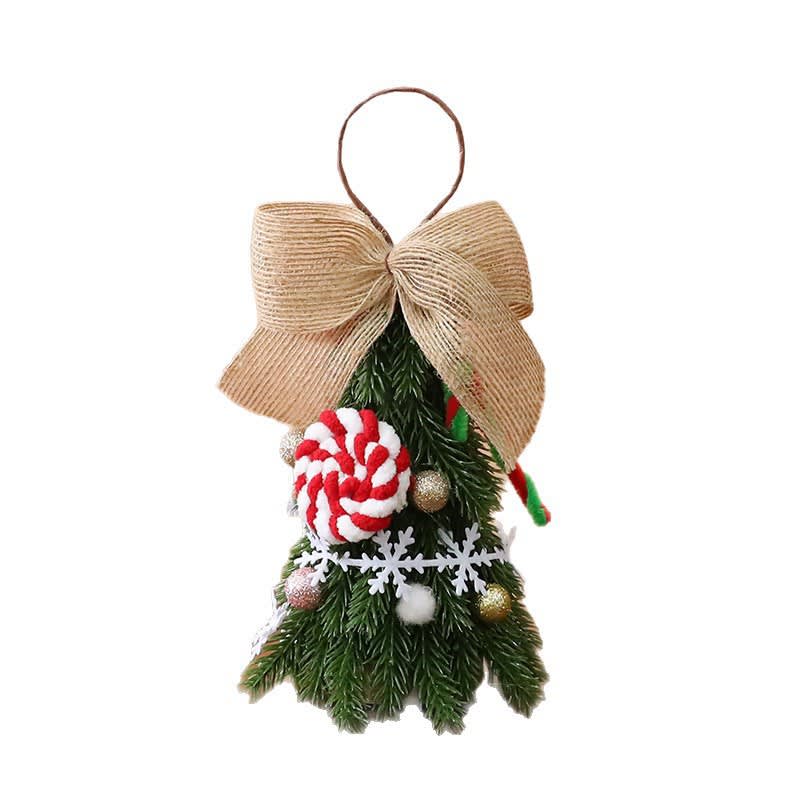 Mini Christmas Tree Ornaments Diy Christmas Decorations Home Bedroom Party Decorations Desktop Children New Year Christmas Gift view 2