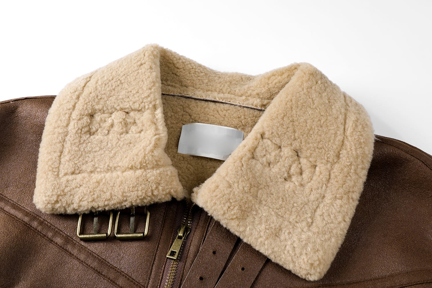 Stand Collar Fur Integrated Lamb Fur Short Coat view 11