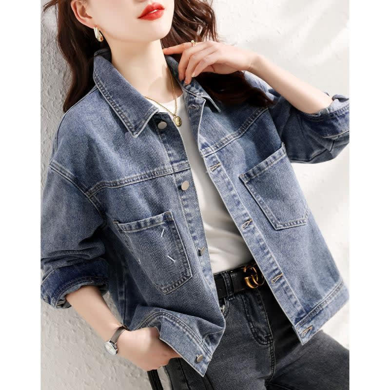 Women's Fashionable All-matching Jacket Cardigan Top view 6