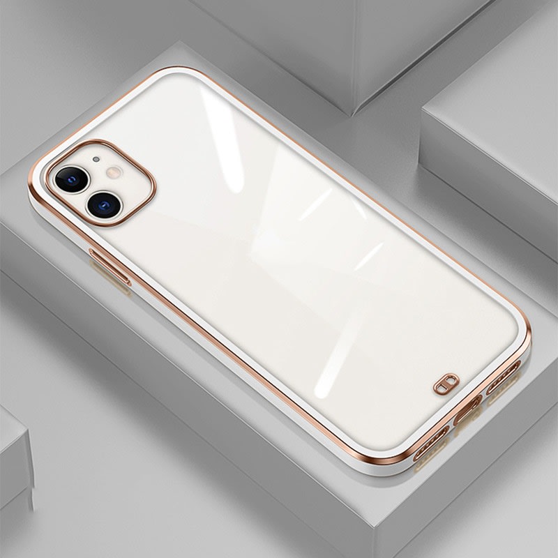 Straight Edge Transparent Soft Case Plating Protective Sleeve view 4