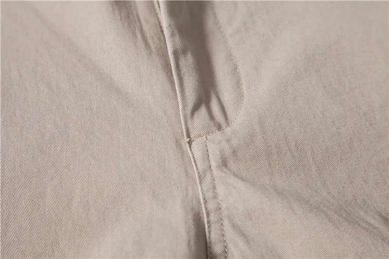 Men's Breathable Business Thickened Cotton Casual Pants view 1