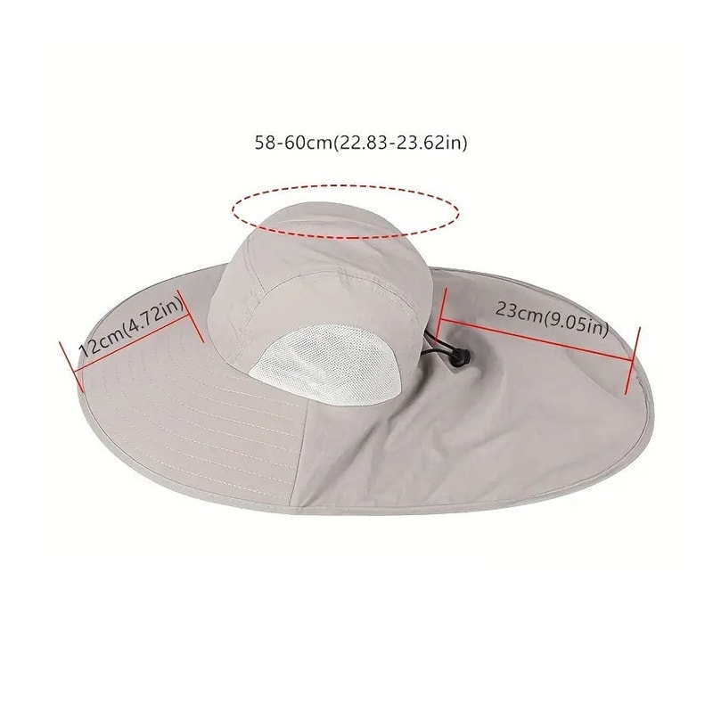 Summer Men's Outdoor Protection UV Protection Sun Hat view 4
