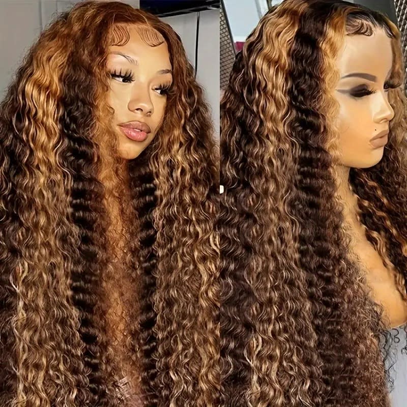 Small Volume Wound Tube Afro Long Curly Wig view 2