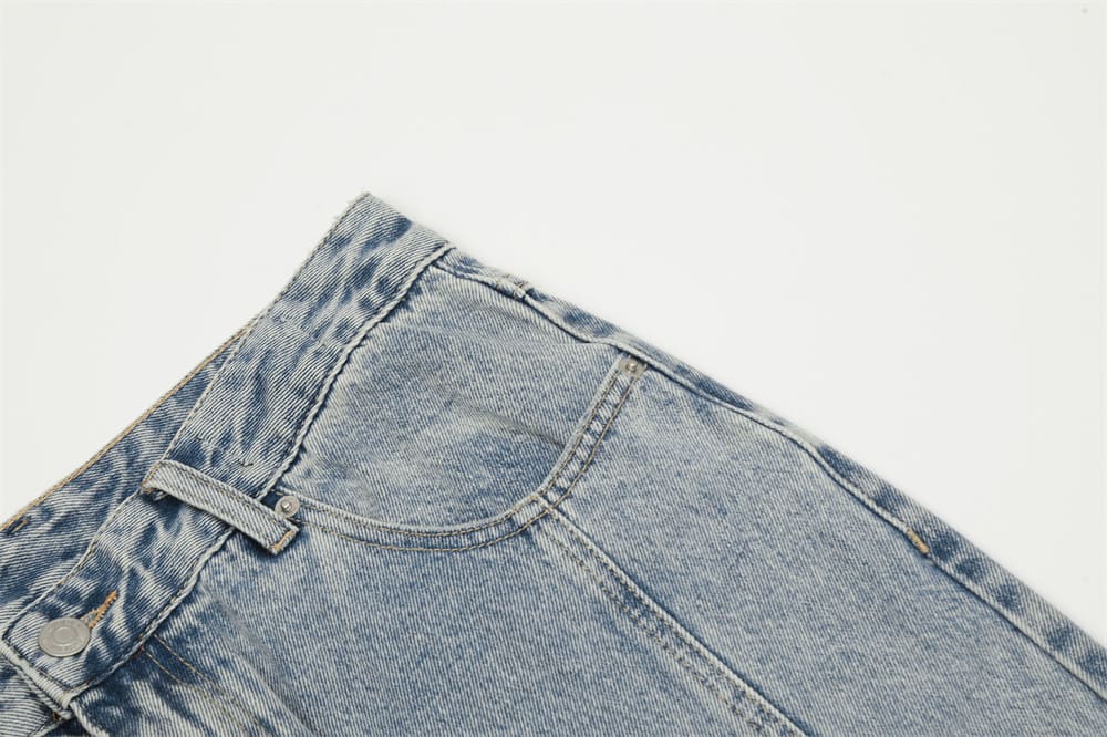 Punk Overalls Denim Trousers Men's Fashion Brand Stitching view 20