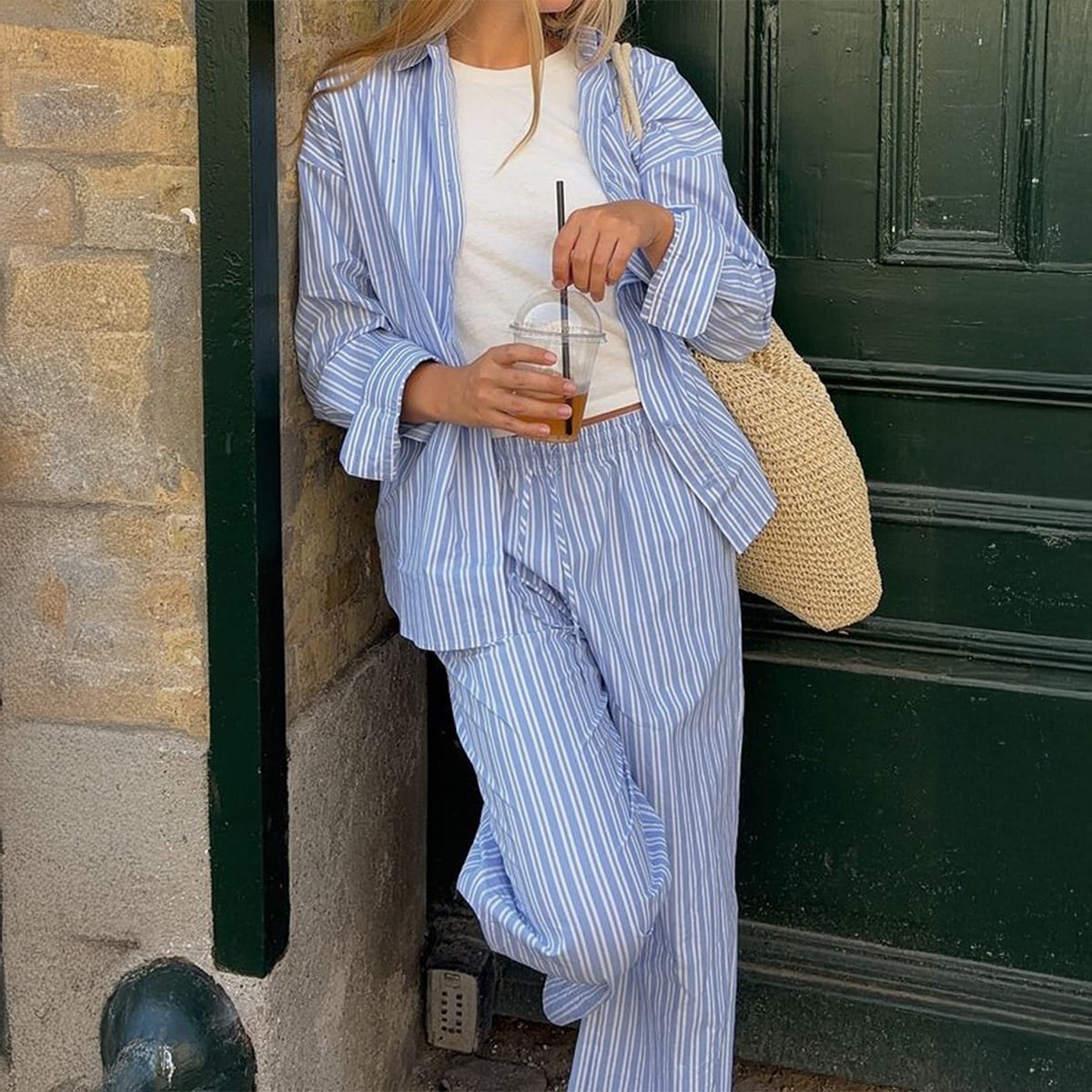 European And American Leisure Holiday Women's Striped view 4