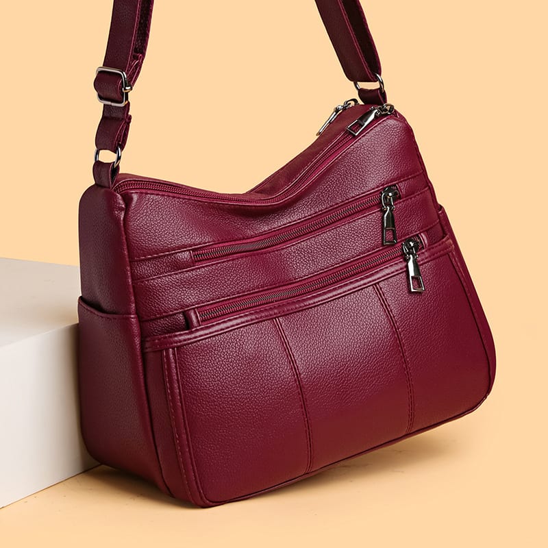 Multi-compartment Shoulder Commuter Crossbody Bag view 4