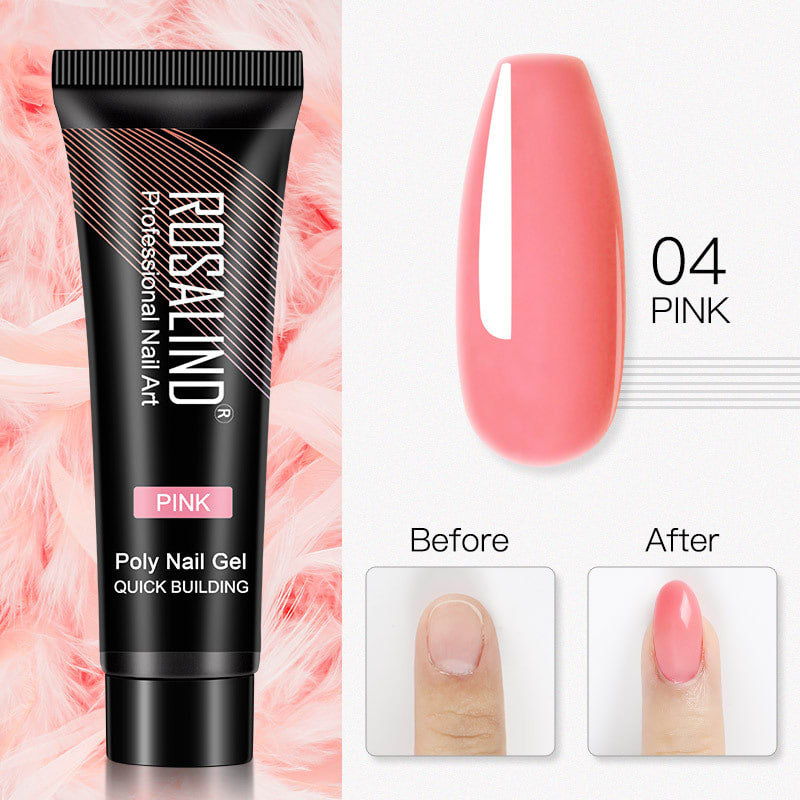 ROSALIND Manicure Extended Glue 15ml Crystal UV view 2