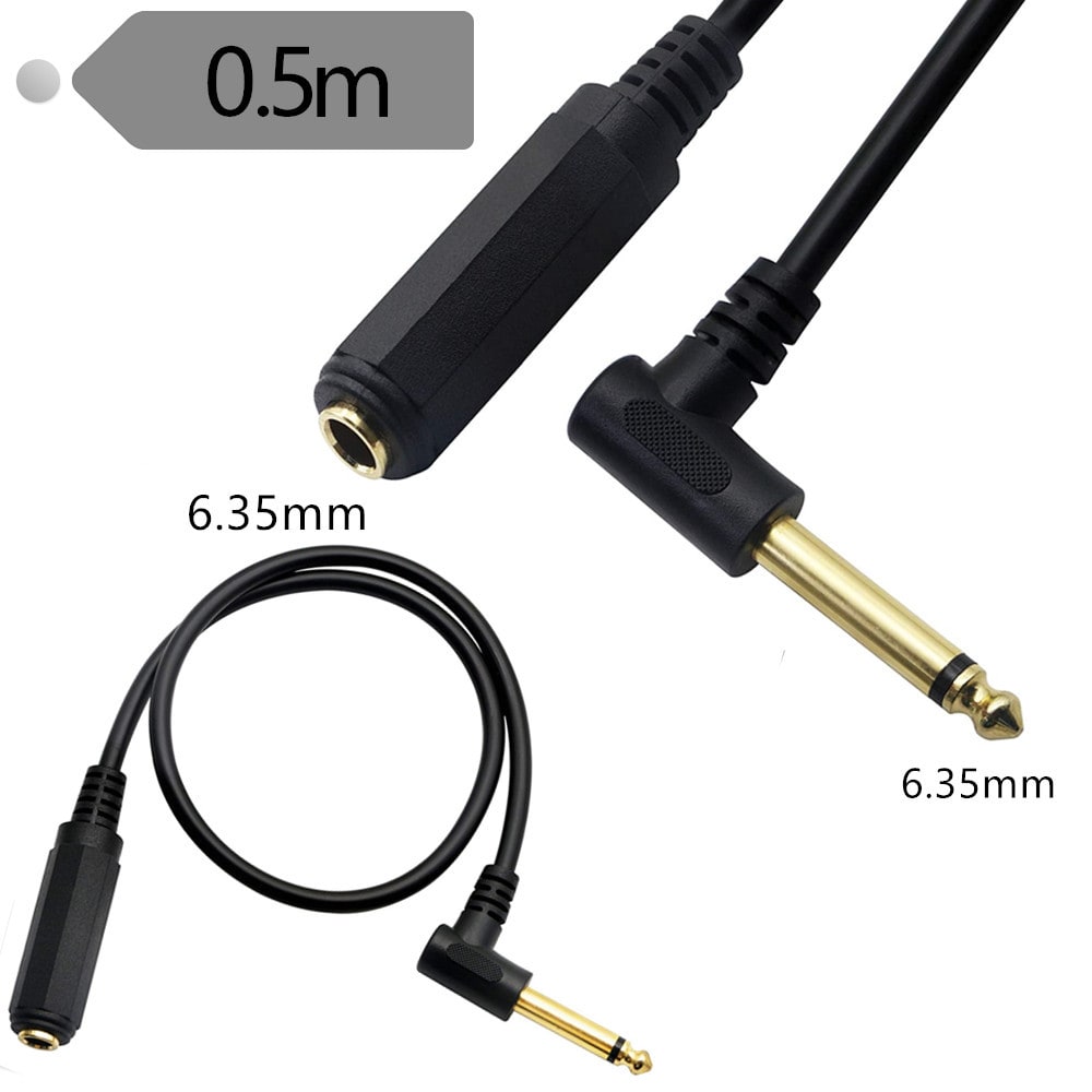 Microphone Audio Male To Female Mono Elbow Audio Cable view 4