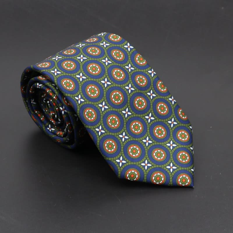Super Soft Bohemian Silk Ties Men's Fashion 75mm Necktie view 23