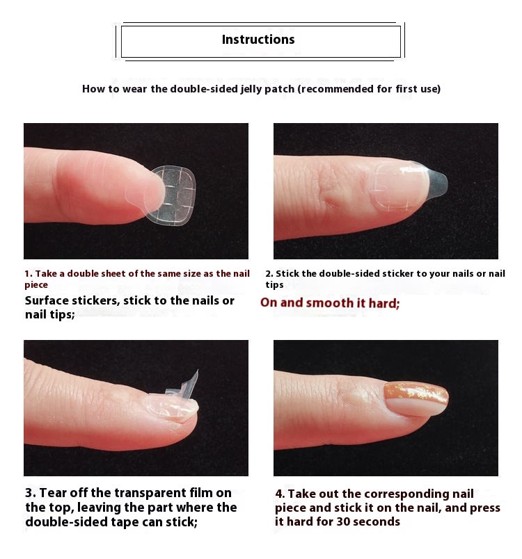 Blush Pleated French Handmade Manicure Wear Nail Fake Nails