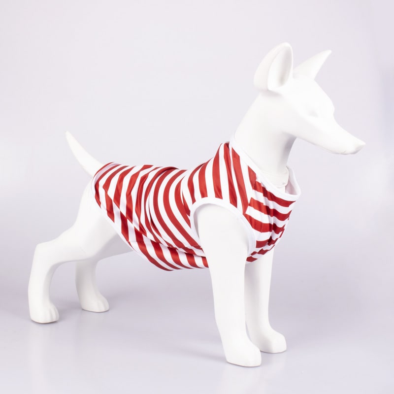 Pet Vest Comfortable Breathable Stripes Vest Dog Clothes view 7