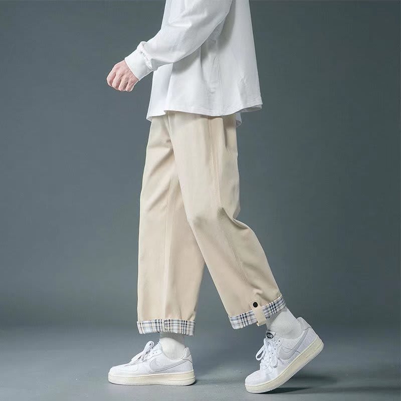 Thin Trendy Loose Wide Leg Straight Sports Men's Casual Pants view 5