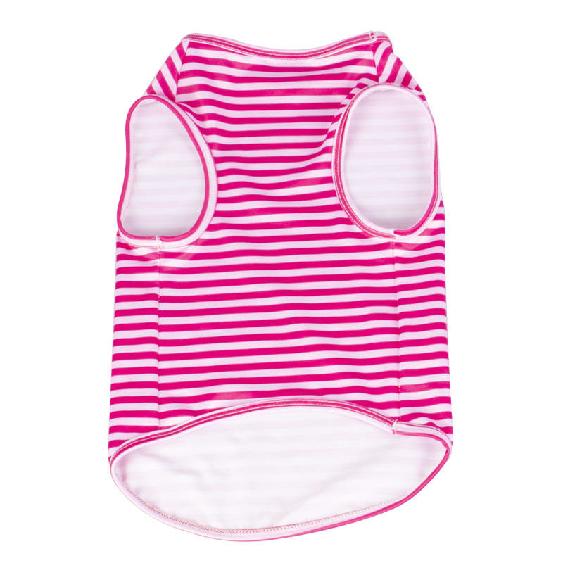 Pet Vest Comfortable Breathable Stripes Vest Dog Clothes view 5