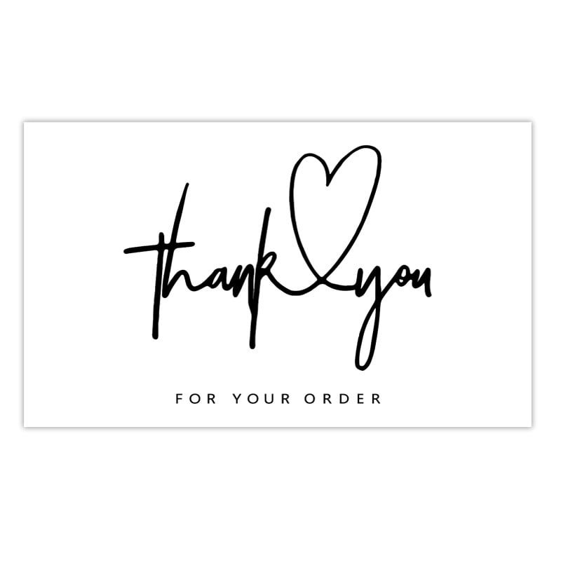 Simple Gift Packaging Greeting Coated Paper Card view 3