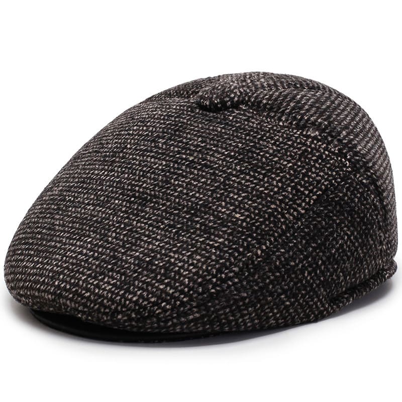 Men's Fashion Casual Winter Warm Peaked Cap view 7