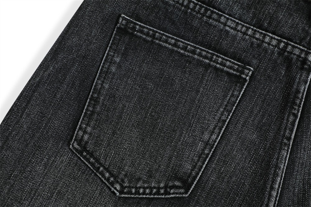 Retro Washing Water Denim Shorts Men view 16