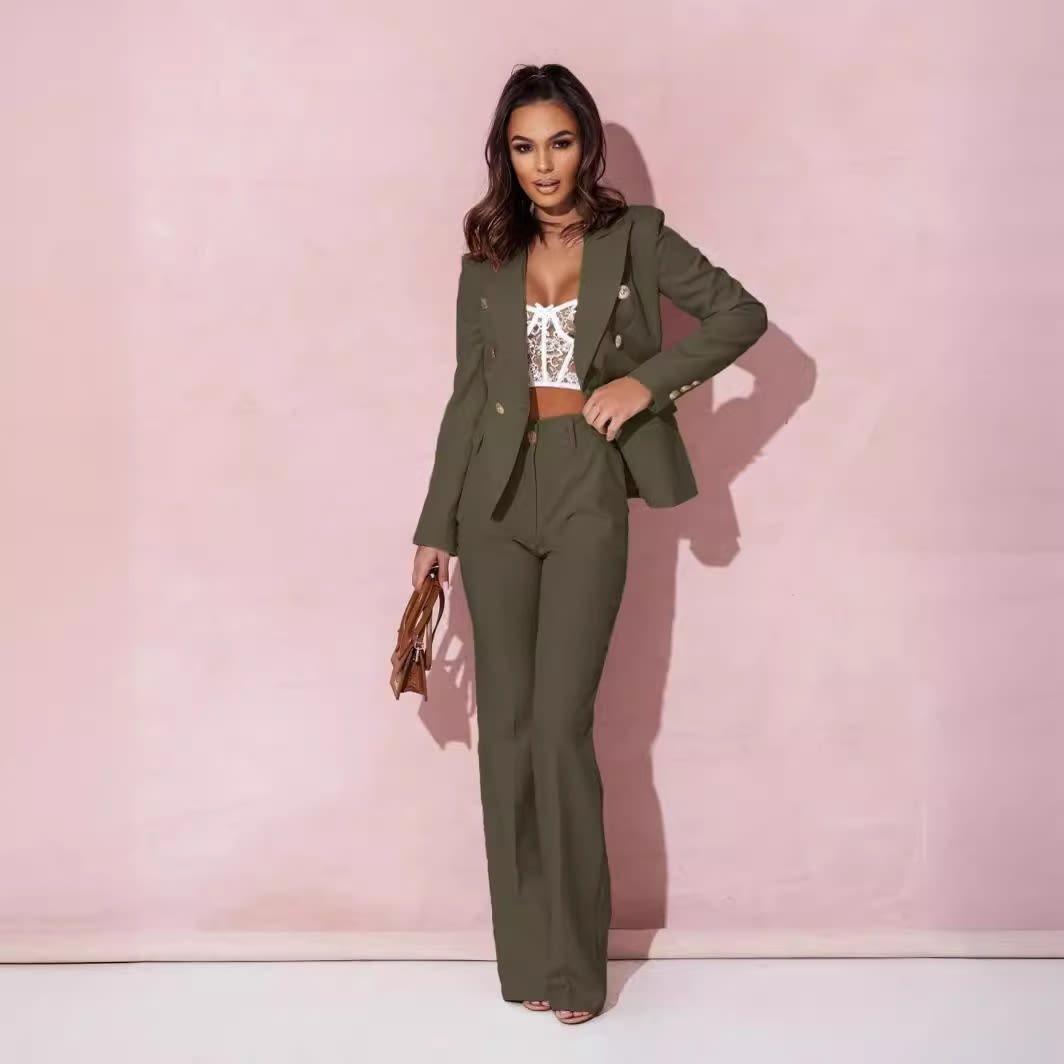Women's Business Suit Double Breasted Suit view 11